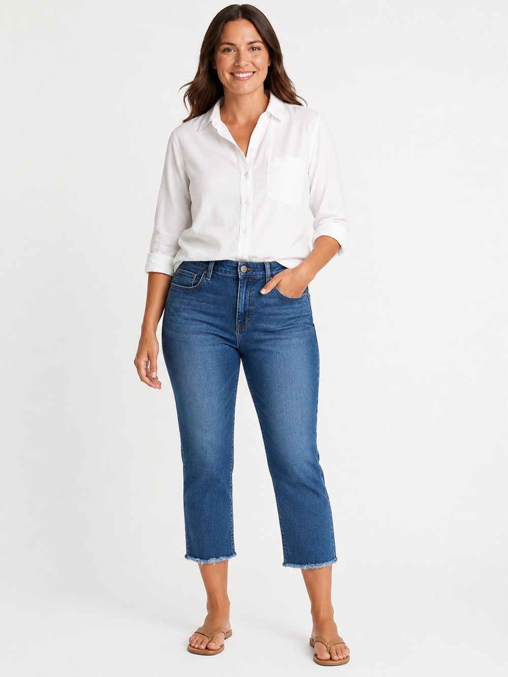 1822 denim jeans cropped size 12
